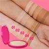 ALLUREMOUR Natural Matte Pressed Powder Oil Control Brighten Whitening Face Base Foundation Compact Concealer Makeup Cosmetics(E) view 3