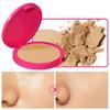 ALLUREMOUR Natural Matte Pressed Powder Oil Control Brighten Whitening Face Base Foundation Compact Concealer Makeup Cosmetics(E) view 4