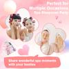 144 PCS Spa Party Supplies for Girls and Women, Favors Include Face Masks Skincare, Hand Cream, Lip Balm, Eye Mask, Lip Mask, Foot Bath Bombs, Hair Tinsel, Spa Birthday Sleepover Party Supplies view 3