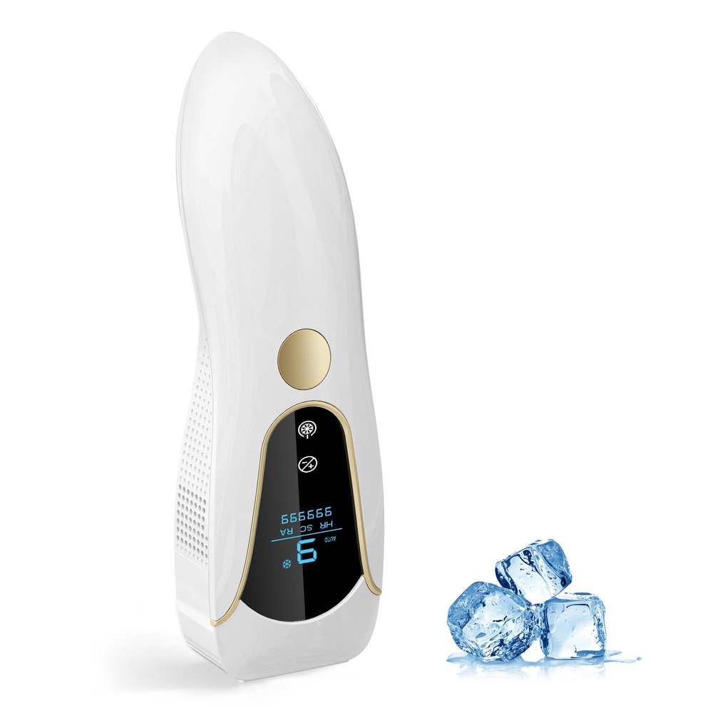 Hand-held IPL device (IPL Home Use Hair Removal Device), Model: FZ-200, IPL Laser Hair Removal for Women and Men, 999999 Flashes, At-Home Hair Removal Device for Facial Legs Arms Whole Body Use