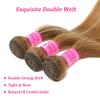 Beautymoon Brazilian Real Straight 4 Human Hair Bundles 20 20 20 20 Inch 100% Unprocessed Raw Virgin Straight Hair Bundles Quick Weave Ombre Honey Blonde Highlight Color 4/27 view 3