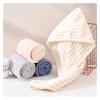 ADETSES 1Pcs Microfiber Quick-Dry Hair Towel Cap with Button Super Absorption Bath Hat Fast Drying Wrap Fit for Women(4) view 2