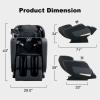 Advanabd 4D Massage Chair Full Body|Zero Gravity Shiatsu Massage Chairs Recliner with Heated Bluetooth Speaker Airbag Yoga Stretch, Foot Roller (Black) view 2