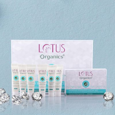 Fountina Organic's Diamond Radiance Facial Kit for Wrinkles, Dull and Dry Skin Treatment