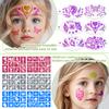 Face Painting Kit for Kids 44 Color Face painting Makeup Kit, Non-toxic Water Activated paint palette with Palette,Stencils, Brushes, Gems, Puff, for Kids Party Cosplay Halloween Christmas Carnival. view 4