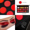 CHICTRY 18 Tone Eyeshadow Palette Featuring Matte and Shimmer Highly Pigmented Smooth Application Perfect for Halloween and Wedding Events Flame Rose One Size view 4