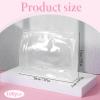 100pcs Mini Clear Makeup Bag Bulk 7.9" 5.9" 2" Small Clear Zipper Pouch Travel Plastic Cosmetic Organizer Travel Bag for Toiletries Waterproof Toiletry Organizer for Swimsuit Bikini Vacation Bathing view 2