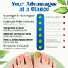 Premium Fungal Nail Patches Toe Nail Care Extra Fungus Strength 21 Pcs Nighttime Repair Damaged Treatment Toenail Discolored Nails 8 Hour Safe Sensitive Skin Easy Apply gift for Women Men .(21 Count) view 4