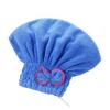 ADETSES Quick Drying Hair Cap Women Bowtie Bathing Hat Microfiber Towel Superfiber Shower Fit for Spa Bathroom Accessories(Blue) view 1