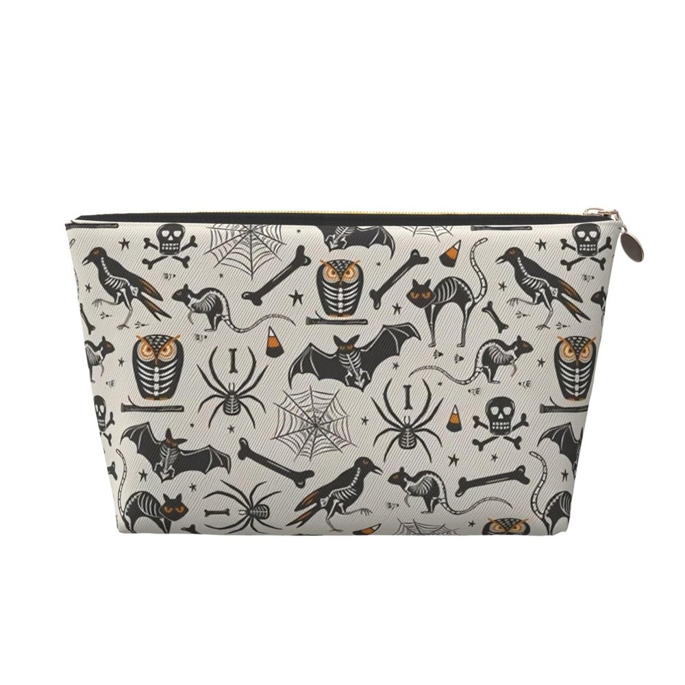 YIGOAOIU Cute Travel Makeup Bag Cosmetic Bag Skincare Organizer Small Pouch for Purse Water Resistant for Women Christmas Style