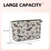 YIGOAOIU Cute Travel Makeup Bag Cosmetic Bag Skincare Organizer Small Pouch for Purse Water Resistant for Women Christmas Style view 4