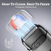 Electric Foil Shaver for Men :3D Floating Blades, LED Display, USB-C Fast Charge, IPX8 Waterproof - Perfect for Travel & Smooth Shaving at Home Gray view 4