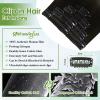 Natural Black Seamless Clip in Hair Extensions Real Human Hair 22inch Clip ins Human Hair Extensions Straight Clips in 100% Clip in Extensions Human Hair for Women 8pcs Double Weft view 4