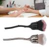 MUNEFE 2pcs Rose Makeup Brush, Rose Blush Brush, Nail Art Dust Brush, Suitable for Makeup and Nail Care view 4