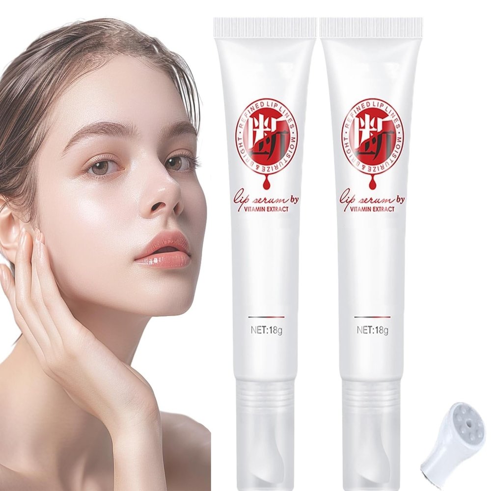 2PCS Lip Serum by Vitamin Extract, Lip Lightening for Dark Lips, Lip Balm Dark Lip Treatment for for Smokers and Non-smokers, Lip Brightener for Dark Lips Fade Cream