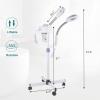 UDeuxff 2 in 1 Facial Steamer with 3X Magnification Light, Beautician Steamer Professional Humidifier Facial Spa Mist Steam for Home & Beauty Salon, White view 3