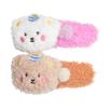 2 Piece Cute Plush Bear Hair Clips Side Back Head Clip Hair Accessories view 1