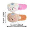 2 Piece Cute Plush Bear Hair Clips Side Back Head Clip Hair Accessories view 3
