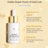 24K Gold Peptides Serum for Face, 9 Peptide Skin Booster Anti Aging Serum with Nano Gold, Even Skin Tone Glow Collagen Peptides Essence for Dark Spots & Fine Lines, Collagen Peptide 1 Fl.Oz view 2