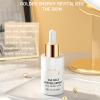 24K Gold Peptides Serum for Face, 9 Peptide Skin Booster Anti Aging Serum with Nano Gold, Even Skin Tone Glow Collagen Peptides Essence for Dark Spots & Fine Lines, Collagen Peptide 1 Fl.Oz view 4