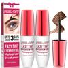 2PCS Eyebrow Tattoo Gel Peel Off WaterproofLong-lastingSmudge ProofBrown Eyebrow Gel for Women,DIY at Home,Christmas Day Gift Set view 1