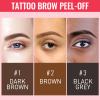 2PCS Eyebrow Tattoo Gel Peel Off WaterproofLong-lastingSmudge ProofBrown Eyebrow Gel for Women,DIY at Home,Christmas Day Gift Set view 2