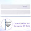100pcs 100/80 Grit Nail Files Acrylic Nails Emery Boards File Professional Nail Art Tools for Home,Salon,Strong,Double Sided view 3