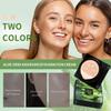 Aloe Vera Nourishing Foundation Cream, 2 Colors Optional (Natural & Ivory) with Mushroom Puff, Long-Lasting Matte Finish, Full Coverage for Oily & Dry Skin, Sweat-Proof & Non-Caking (01#Natural) view 3