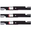 3pack Oregon 791-264 Replacement Blades for 60" Exmark 103-1580-S, 103-2530-S view 1