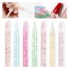 50/100 Pieces Reusable Double-head Crystal Cuticle Pusher Cuticle Removal Tool Orange Wood Nails Pedicure Care Drill Stick Tools(Pink-50PC) view 3