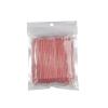 50/100 Pieces Reusable Double-head Crystal Cuticle Pusher Cuticle Removal Tool Orange Wood Nails Pedicure Care Drill Stick Tools(Red-100pcs) view 2
