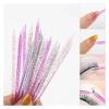 50/100 Pieces Reusable Double-head Crystal Cuticle Pusher Cuticle Removal Tool Orange Wood Nails Pedicure Care Drill Stick Tools(Red-100pcs) view 4