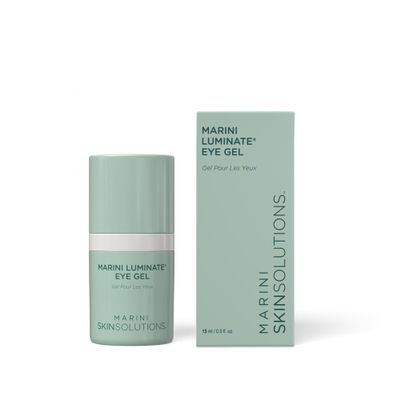 Marini SkinSolutions Luminate Eye Gel - Reduces Appearance of Dark Circles, Crepey Skin, Fine Lines & Wrinkles with Retinol, Chromabright & Peptides - Cruelty Free - Made in the USA - 0.5 fl oz