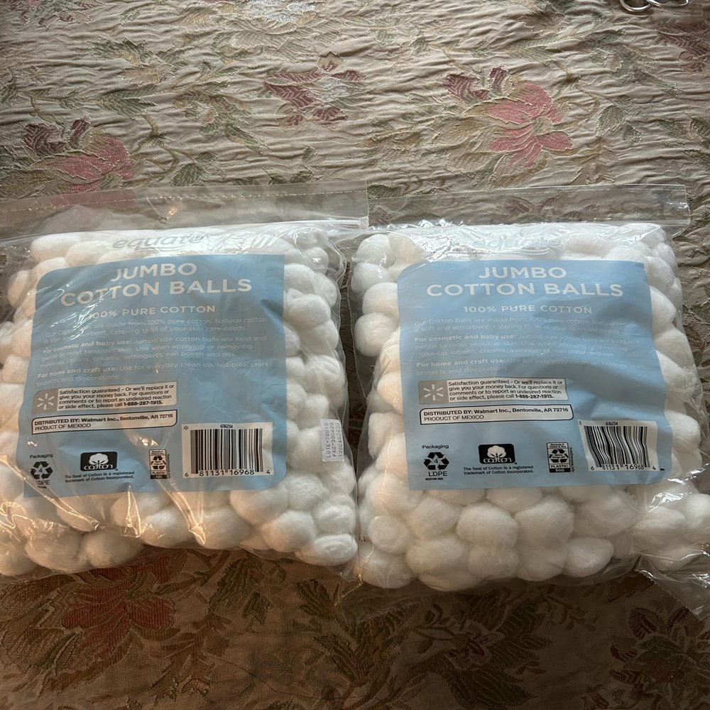 Jumbo Cotton Balls (2 Pack)