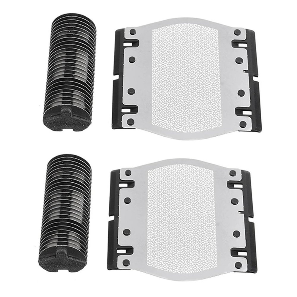 2X Compatible for Braun Electric Shaver Head Omentum 11B Series 1 110 120 130 140 150 150S-1 130S-1 5684 Knife Net+Shaving Head