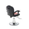 102  -140  Barbershop Reclining Barber Chair, Heavy Duty Hydraulic Pump 360  Hairstylist Rotary Salon Chair (Red+Black + PU Leather + Foam) view 3