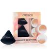 Catrice | Holiday Gift Set Under Eye Brightener & Setting Powder in 030 Golden Toffee + Magic Perfector Powder Puff Duo | Bright, Smooth & Long-Wear Finish view 1