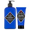 Jack Black Face Buff Energizing Scrub, 6 Fl Oz - Exfoliating Face Wash for Men + Jack Black Pure Clean Daily Facial Cleanser for Men - 2-in-1 Mens Facial Cleanser & Toner 16 Fl Oz view 1