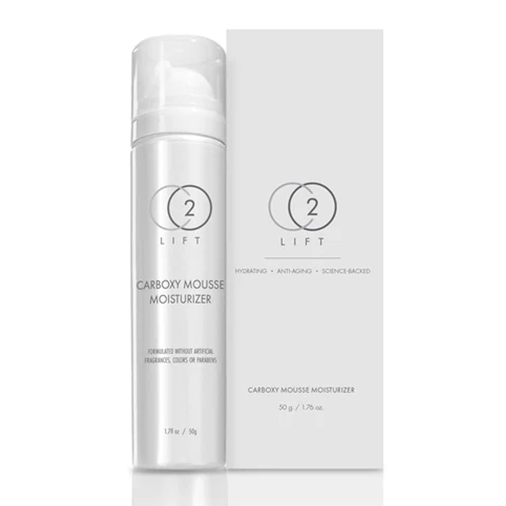 CO2Lift V Carboxy Gel & Mousse Moisturizer Bundle  Non-Hormonal Hydration & Anti-Aging Skincare System  Spa Facial at Home for Firm, Radiant, Comfortable Skin