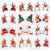 APXXAIBO Christmas Deer Antler Hair Clips - 6 Styles Non-Repeating Hairpins for Girls, Festive Hair Accessories (Random Delivery) view 1