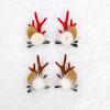 APXXAIBO Christmas Deer Antler Hair Clips - 6 Styles Non-Repeating Hairpins for Girls, Festive Hair Accessories (Random Delivery) view 2