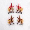 APXXAIBO Christmas Deer Antler Hair Clips - 6 Styles Non-Repeating Hairpins for Girls, Festive Hair Accessories (Random Delivery) view 3
