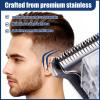 2215 Adjustable Replacement T Wide Blades compatible with Wahl 5 Star Serise Detailer Li Trimmer 8081 and 8171 Models (Silver(3PCS)) view 4