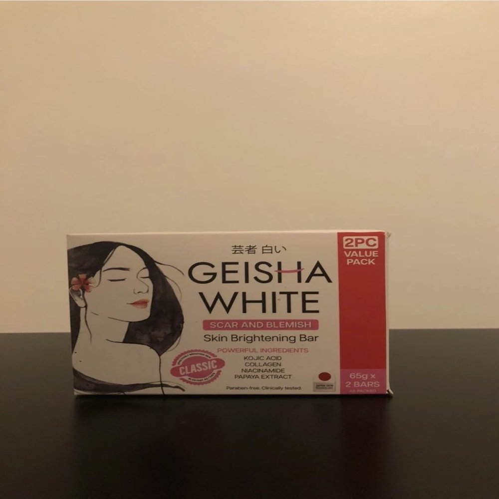 Geisha White CLASSIC Skin Cleansing Bar - 2 bars x 65g