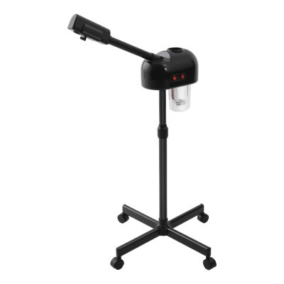 Facial Steamer, Skin Care Equipment, Professional Face Steamer, Facial Deep Cleaning with 44.1-52in Height Adjustable & 360 Rotatable Nozzle,Steamer for Salon Beauty and Spa Shop, Black