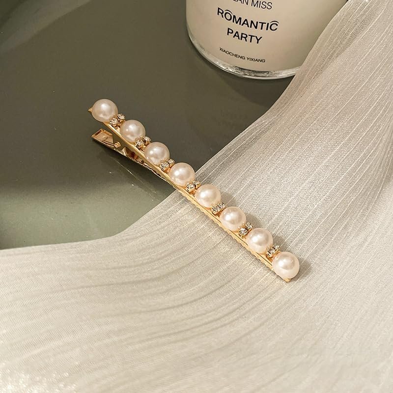 2PCS Pearl Hair Barrettes