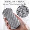 4PCS Body Scrubber, Magic Exfoliating Bath Sponge, 3D Super Soft Exfoliating Bath Sponge, Magic exfoliating Body Scrubber Resuable for Gentle Dead Skin Removal (C) view 3