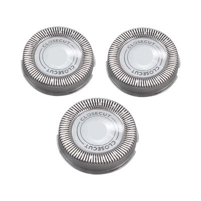 3 Pcs Replacement Shaver Head Blade CuttersCompatible For Philips NorelcoHQ4 HQ58 HQ56 HQ80 shaver(1set)