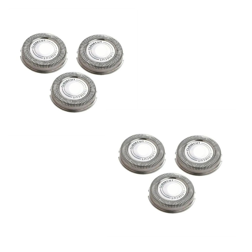 3pcs Replacement Shaver HeadCompatible For Philips HQ4+ HQ3 HQ56 HQ55 HQ6843 HQ300 HQ64 HQ916 HQ6695 HQ912 HQ988 CloseCut Shaver Heads shaver(2set)