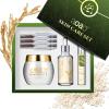 AOAO Anti-Aging Skincare Set with Rice Extract, Wrinkle Reduction Gift Kit, Moisturizing Face Cream & Essence, Roller Ball Eye Cream, Hydrating Water Serum for Fine Lines, Firming and Brightening view 2